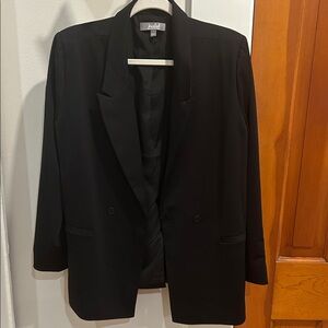 Marled Elegant Black Jacket